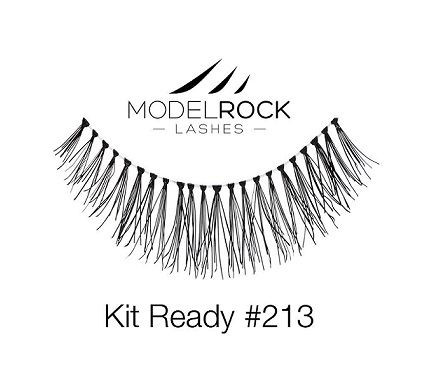 ModelRock Lashes #213 - SOROS MŰSZEMPILLA 100% NATURAL