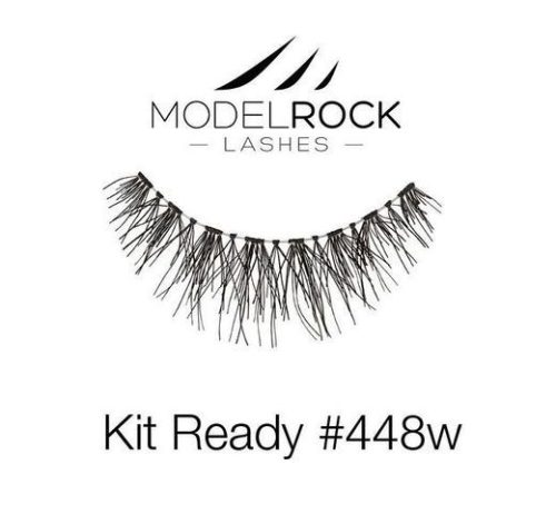 ModelRock Lashes # 448w - SOROS MŰSZEMPILLA 100% NATURAL