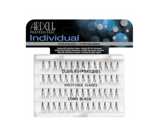 ARDELL  Individual Knot Free Flares Long Black - 100% TERMÉSZETES TINCSES CSOMÓMENTES MŰSZEMPILLA