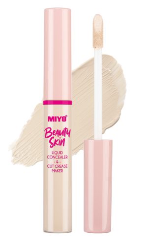 MIYO Beauty Skin Liquid Concealer and Cut Crease Maker-Folyékony korrektor 01 Hello Cream