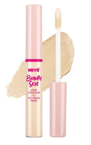 MIYO Beauty Skin Liquid Concealer and Cut Crease Maker-Folyékony korrektor 02 Hello Yellow